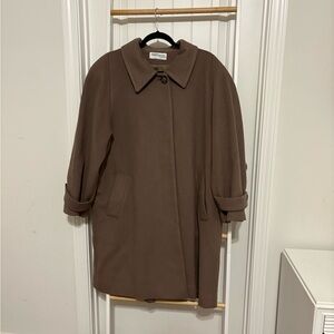 Vintage Union Tag Mocha Wool Coat